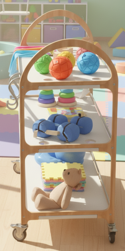 Carro de psicomotricidad